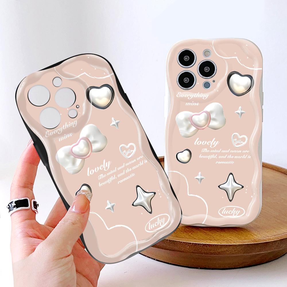 For Honor 90Lite X6B X8 Infinix Hot 30 40i 40Pro Smart8 Vivo V27 V29e V30e Moto G84 Fashion Girl Cream Texture Soft Silicone Full Lens Protect Casing