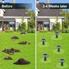 1/2/4PCS Solar Powered Ultrasonic Sonic  Mole Pest Rodent Repeller Repellent Yard Outdoor Lamp Backyard Farmland Mouse Repeller