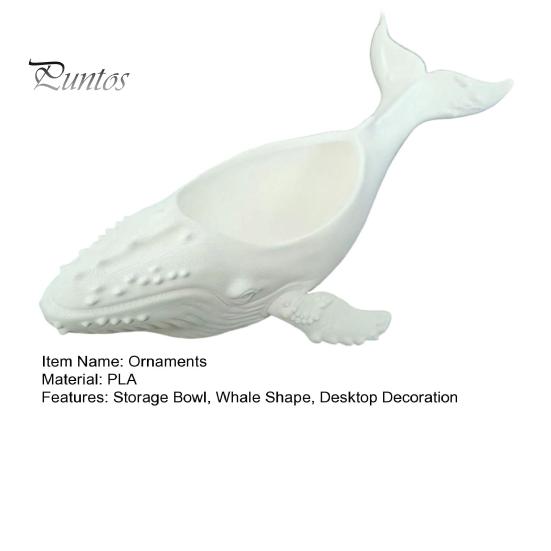 Hollow Storage Whale Humpback Bowl, with Groove, 3D Printed Shaped Box Ocean Style Desktop Decoration, for Jewelry And Small Items Sundries