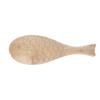 1pcs Wooden Rice Spoons Rice Scoop Paddle Cute Fish Shape Kitchen Rice Serving Spoon Wooden Utensils For Home