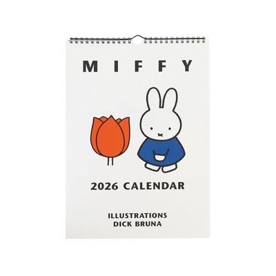 SQUARE Miffy 2026 Wall Calendar, White, 35BCA-8
