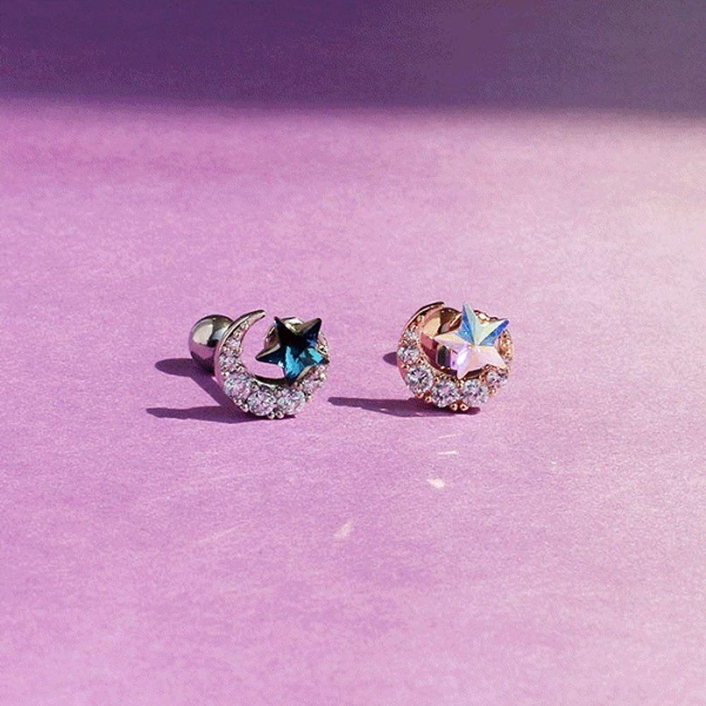 

Women s outer conchs, inner conchs, star piercing pink