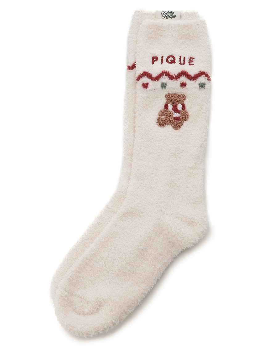 

Gelato Pique HOLIDAY Sagara BEAR Socks PWGS245637 IVR Women s