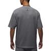 Jordan Round Neck Fashion Versatile Short Sleeve T-Shirt Men Tops Carbon-Gray Black HJ2930-091