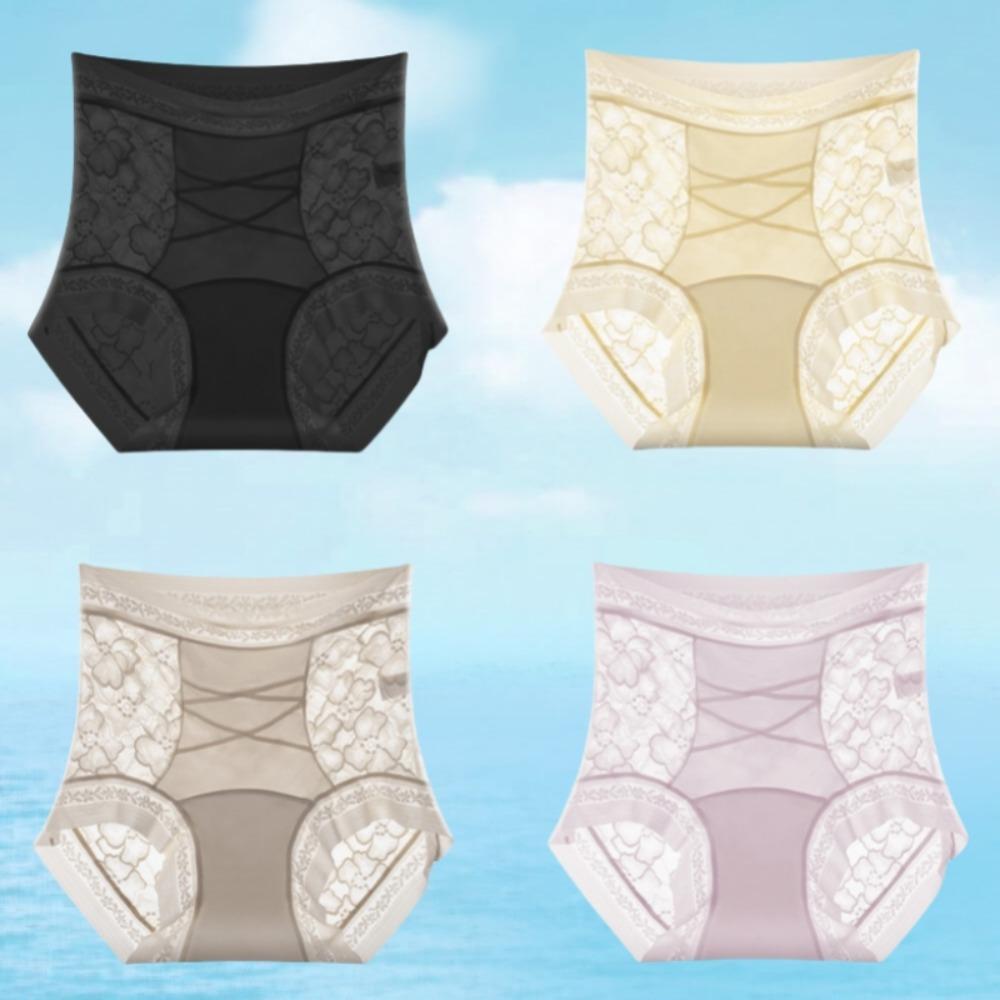 Lace Flower Postpartum Body Shaper Shapewear Slimming Shapers Lace Flower Panties  Women