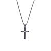 Trendy Stainless Steel Hollow Cross Necklace - Unisex Hip Hop Jewelry