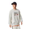 Li Ning Basketball Series Letter Round Neck Breathable Versatile Loose Sweatshirt Men Sweatshirt AWDVH95-1