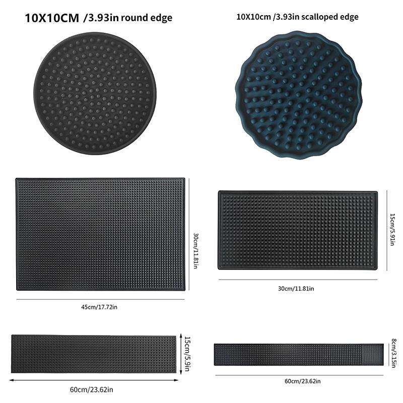 Pvc Bar Mat Anti-Slip Cafe Bar Mats Home Cup Mat Waterproof Heat Resistant Durable Drain Bar Service Spill Mat For Home Bar Cafe