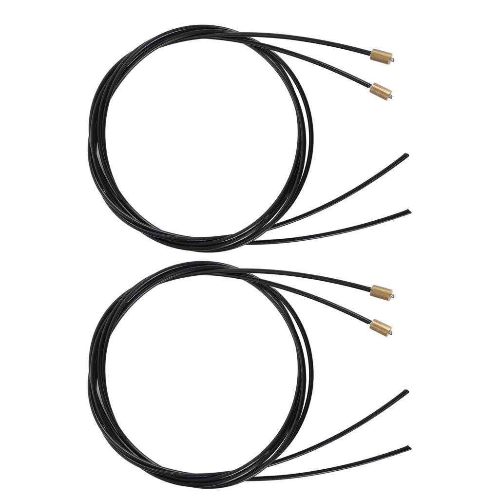 2Pcs Rotary Latch Cable with Stops 92579 Rubber Metal Enhanced Safety Truck Cap Rotary Latch Cable