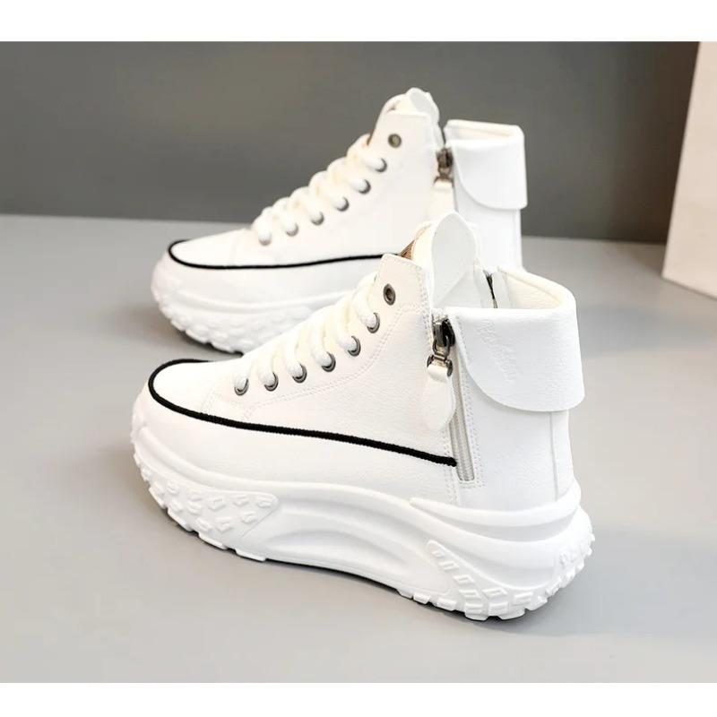 2025 New Women Sneakers Luxury Fashion High Top Women Boots Platform Casual Shoes Outdoor Running Shoes for Women Tenis De Mujer