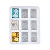 Beautiful Mahjong Pendants Drop Glue Silicone Mold for Mahjong Pendants Delicate Fortune Mahjong Mold for Decorations
