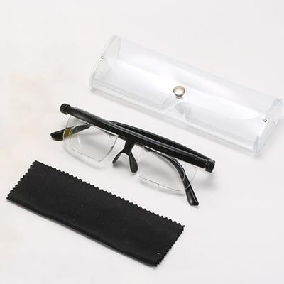 Vi Verstellbare Lesebrille mit Vi-Shift Schutzetui Halbrand Beschlagschutz Leichtgewicht