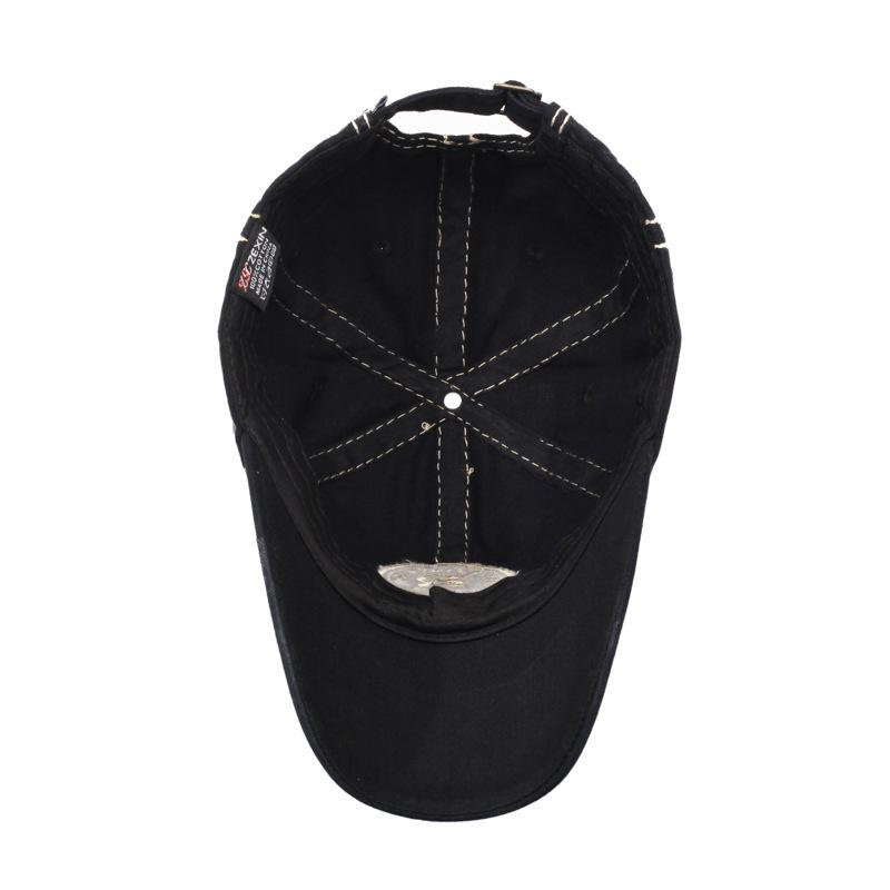 Vintage Men Baseball Cap Spring Summer Embroidery Cap Letter Baseball Cap Outdoor Sun Hat