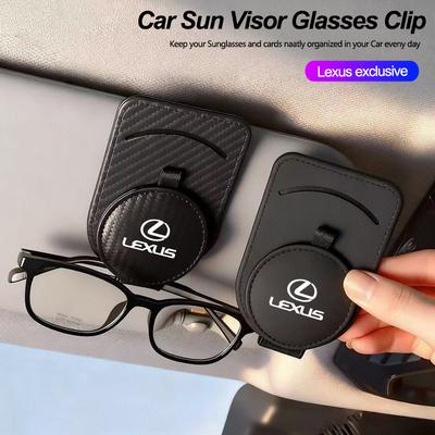 Car Sun Visor Glasses Clip Magnetic Sunglasses Holder For F SPORT RX300 IS200 IS250 ES350 Ct200h UX250h NX300h RX350 LX570