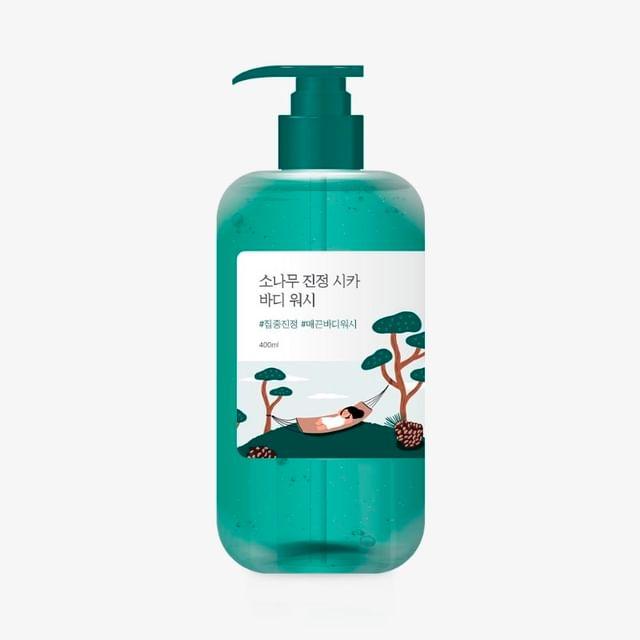 ROUND LAB Гель для душа с сосной и центеллой успокаивающий 400ml