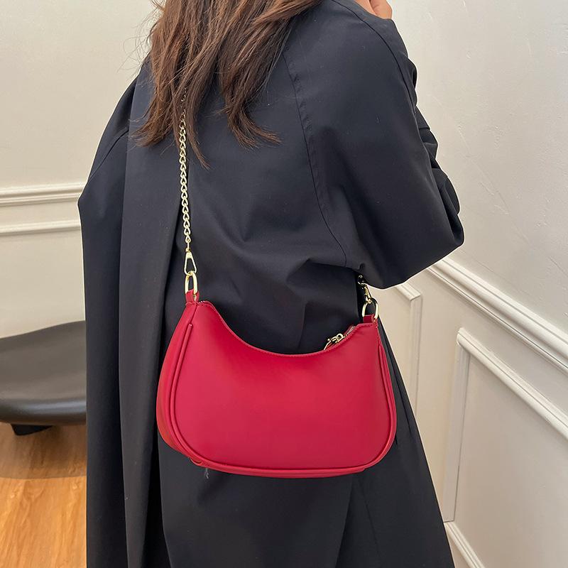 Popular bags women's summer new versatile high-end sense niche fashion shoulder bag underarm dumpling bag