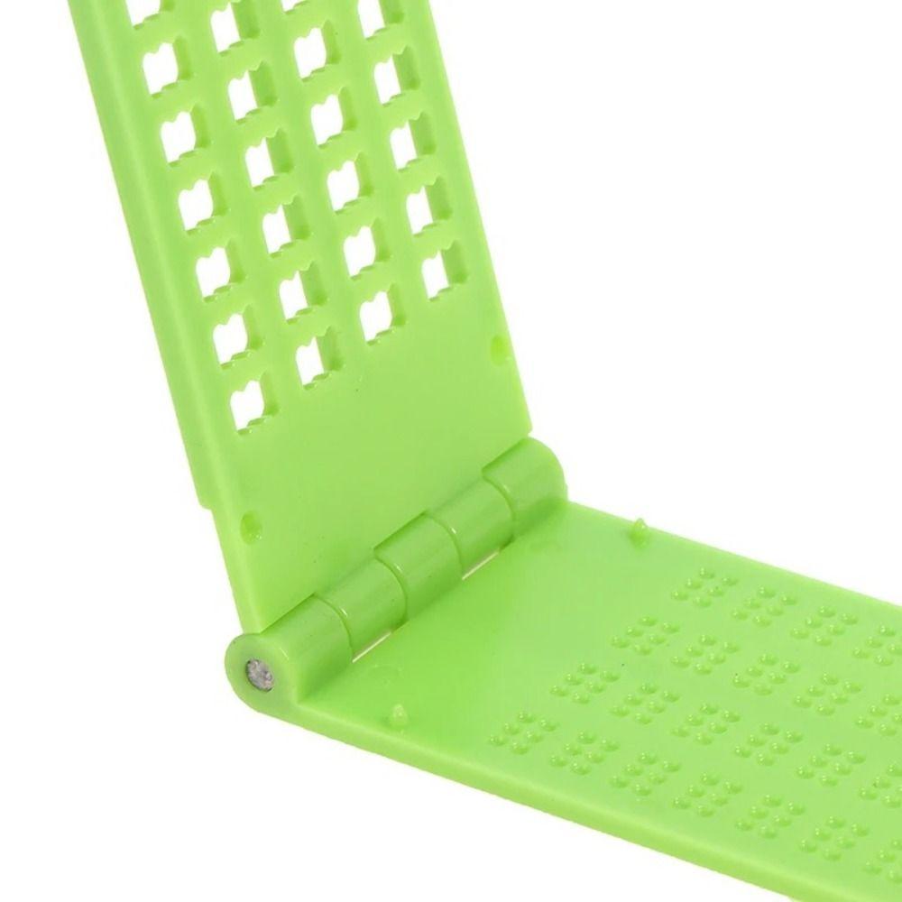 4Lines 28 Cells Braille Writing Board Portable Braille Study Supplies Braille Writing Slate  School