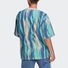 Adidas Originals Grx Dtc Tee Aop Marble Print Round Neck Sports Short Sleeve T-Shirt Men Tops Multicolor GN3319