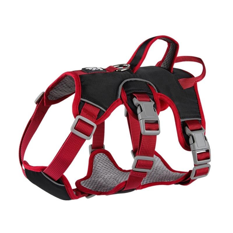 Dog Harness Chest Leash Pet Vest Harness Dog Vest Walking Training Reflective Harness with Safety Buckle Dogs Pet Supply