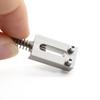 6pcs Guitar Bridge Saddles Upgraded Version Solid Stainless Steel 10.5mm Nickel Screw