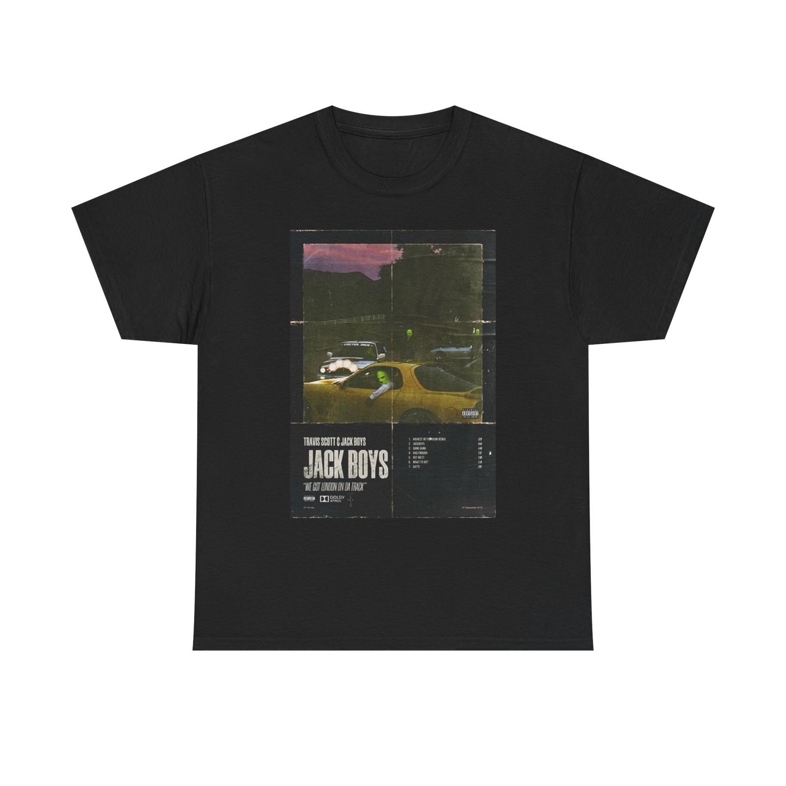 Jack Boys Graphic T Shirt Rap Album Unisex Heavy Cotton Tee L
