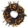 LED Black Wire String Lights Outdoor Festoon Fairy Lights Timer Memory Function Holiday Lighting Wedding Christmas Decoration