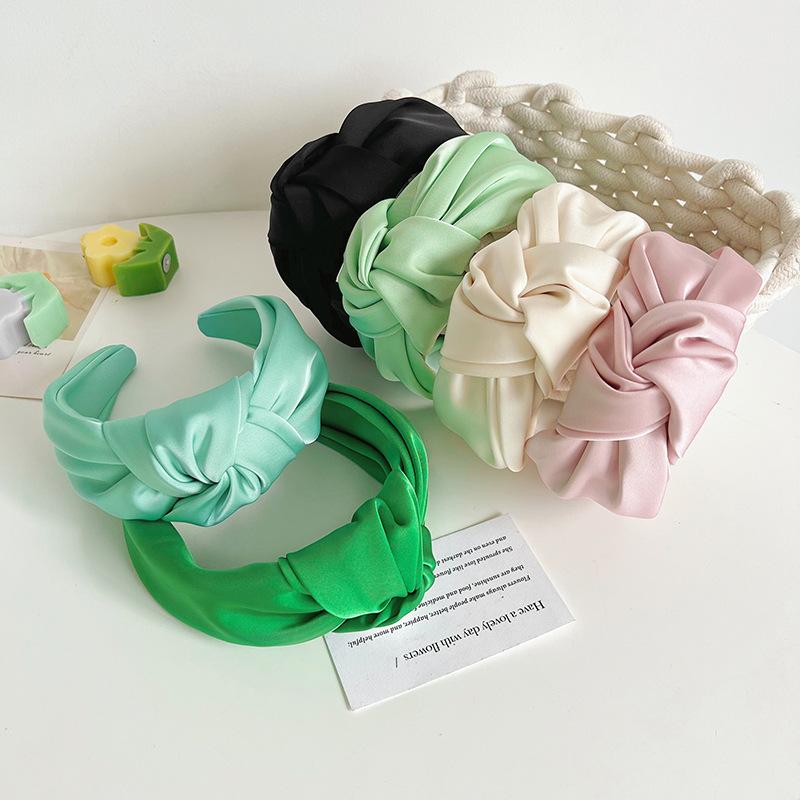 Bohemian Ethnic Big Knot Satin Hairbands Headbands Ornament Accessories Hair Accessories