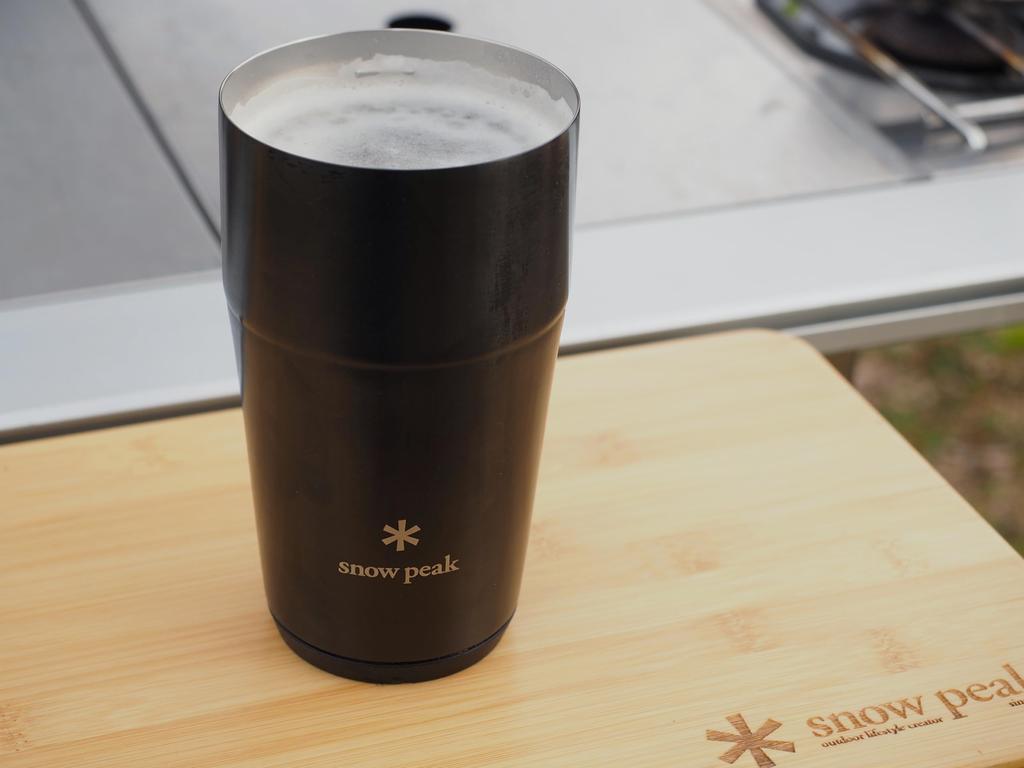 Snow Peak Thermo Tumbler 470 Luster Black Camping Outdoor