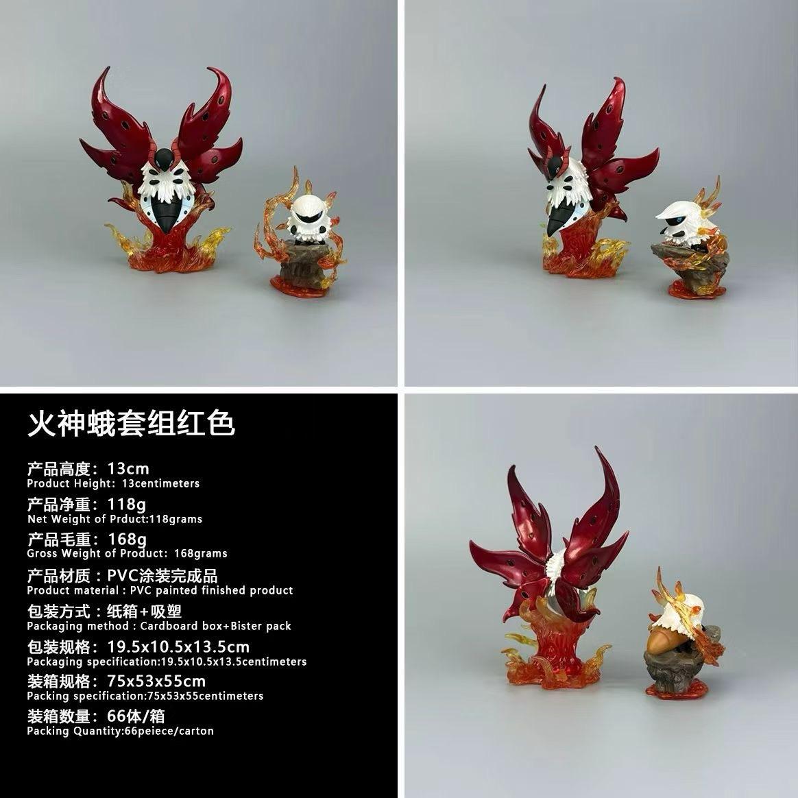 Pokemon, Vulcan Moth, Burning Bug, Set, Vulcan Bug, Flame Winged Moth, Burning Winged Moth, Boxed Figure