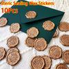 10Pcs Self Adhesive Wedding Invitation Seal Decals DIY Envelope Seal Stickers Wax Seal Stickers