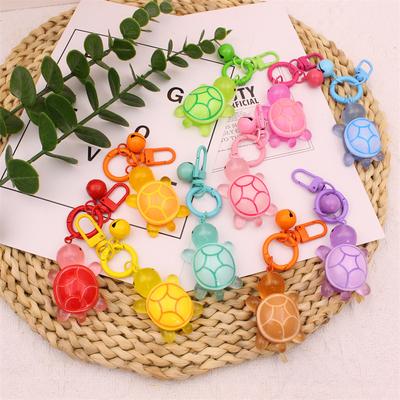 Cartoon Cute Glow-In-The-Dark Turtle Keychain Pendant Couple Bag Accessories Car Key Pendant