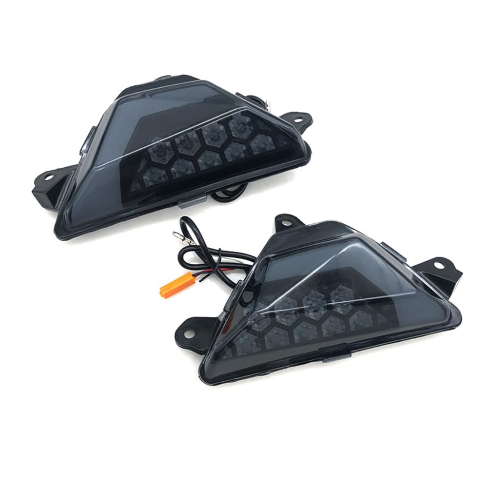 

AL-mart Motorcycle Front LED Turn Signal Lamp Turn Signal Indicator for Kawasaki Ninja 500 2024+ чёрный