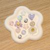 1Set Gemstone Crystal Pearl Flower Shoe Decorations Colorful Sparkling Powder Shoe Charms Set DIY Detachable Shoes Accessories