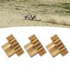 RC Motor Gear 20T M0.6 Copper RC Motor Pinion Set for 1/12 1/16 RC Cars for 370 380 390 Motors 3pcs
