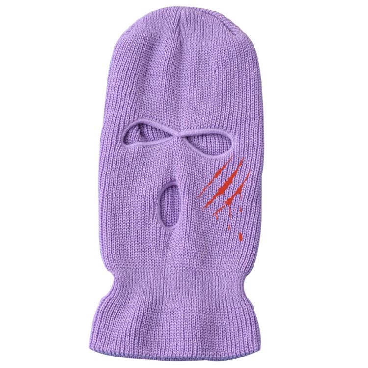 3 Hole Knitted Ski Mask Full Face Mask Balaclava Warm Thermal Outdoor Sports