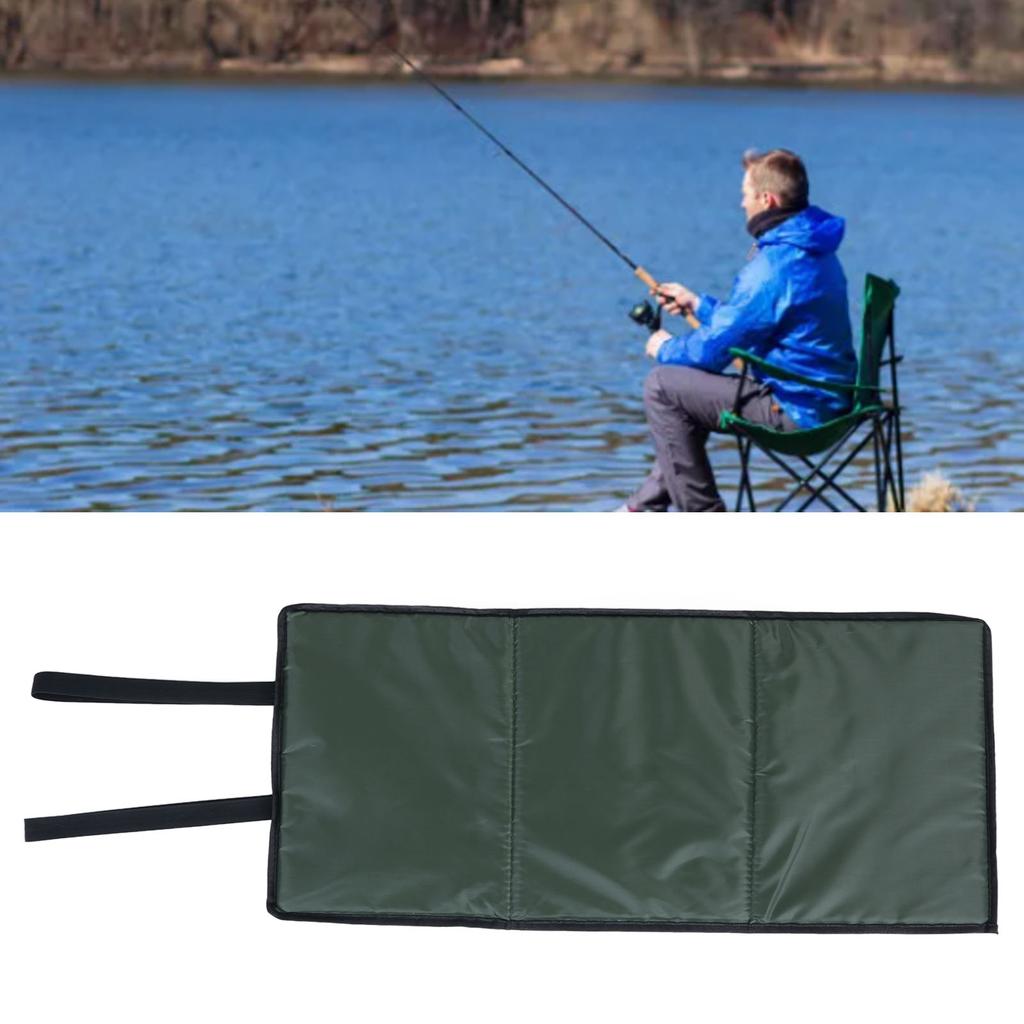 Fishing Unhooking Mat 3 Fold Pearl Cotton High Resilience Carp Landing Pad with 5 Bait Needles