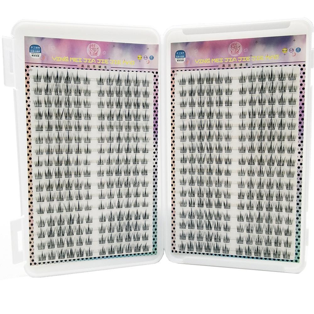 High-Capacity Natural Lazy Sunflower Segmented Cluster Self-Grafting False Eyelashes