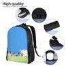 Crayons Shins Chans Backpack for Men Women Waterproof College School Cartoon Bag Printing Bookbag