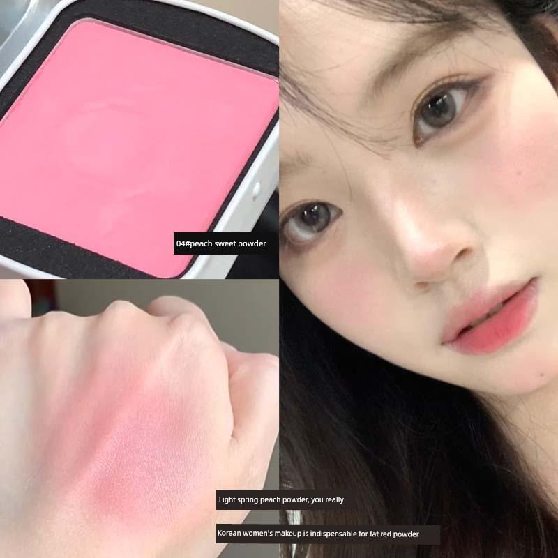 Monochrome Blusher 2025 New Arrival Matte Mashed Potatoes Texture Nature Expansion Color Rouge Repair Makeup Palette Genuine Goods