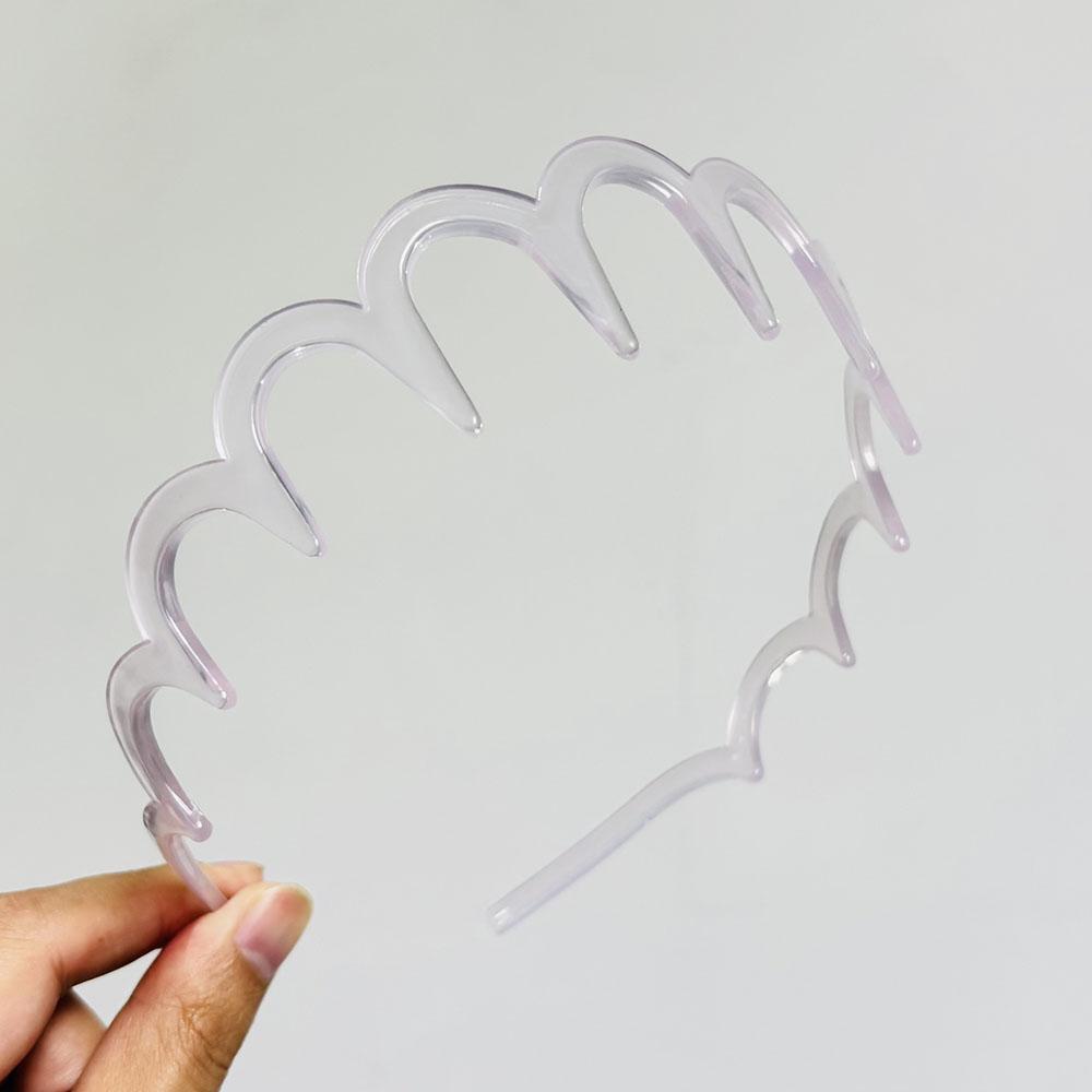 Fashion Glasses Frame Shape Acrylic Hairbands Women Lady Toothed Headband Anti-slip Hair Hoop Fashion Hair Accessory Decor Props