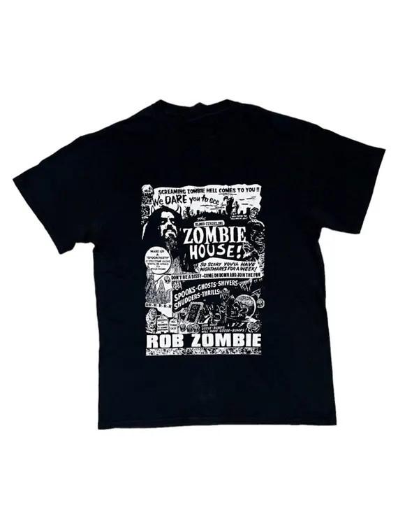Rob Zombie Band Zombie House T-shirt S to 5XL NE267 Unisex T-Shirt L