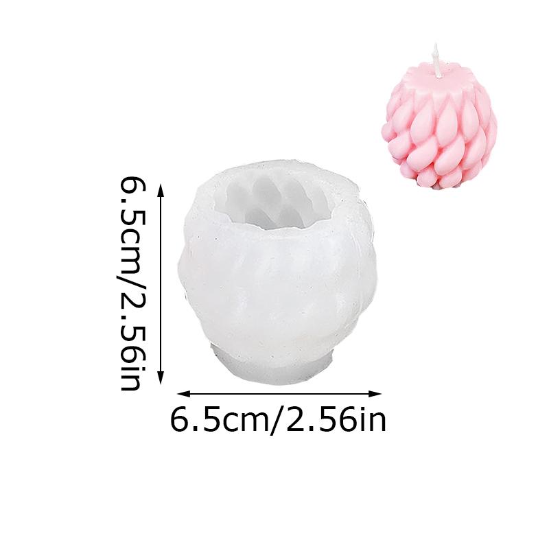 

Нерегулярная вращающаяся волновая форма, грушевидная силиконовая форма для свечей, полосатая конусная форма для свечей