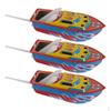 Classic Candle Powered Boat Tin Toys Water Handmade Decoration 3x