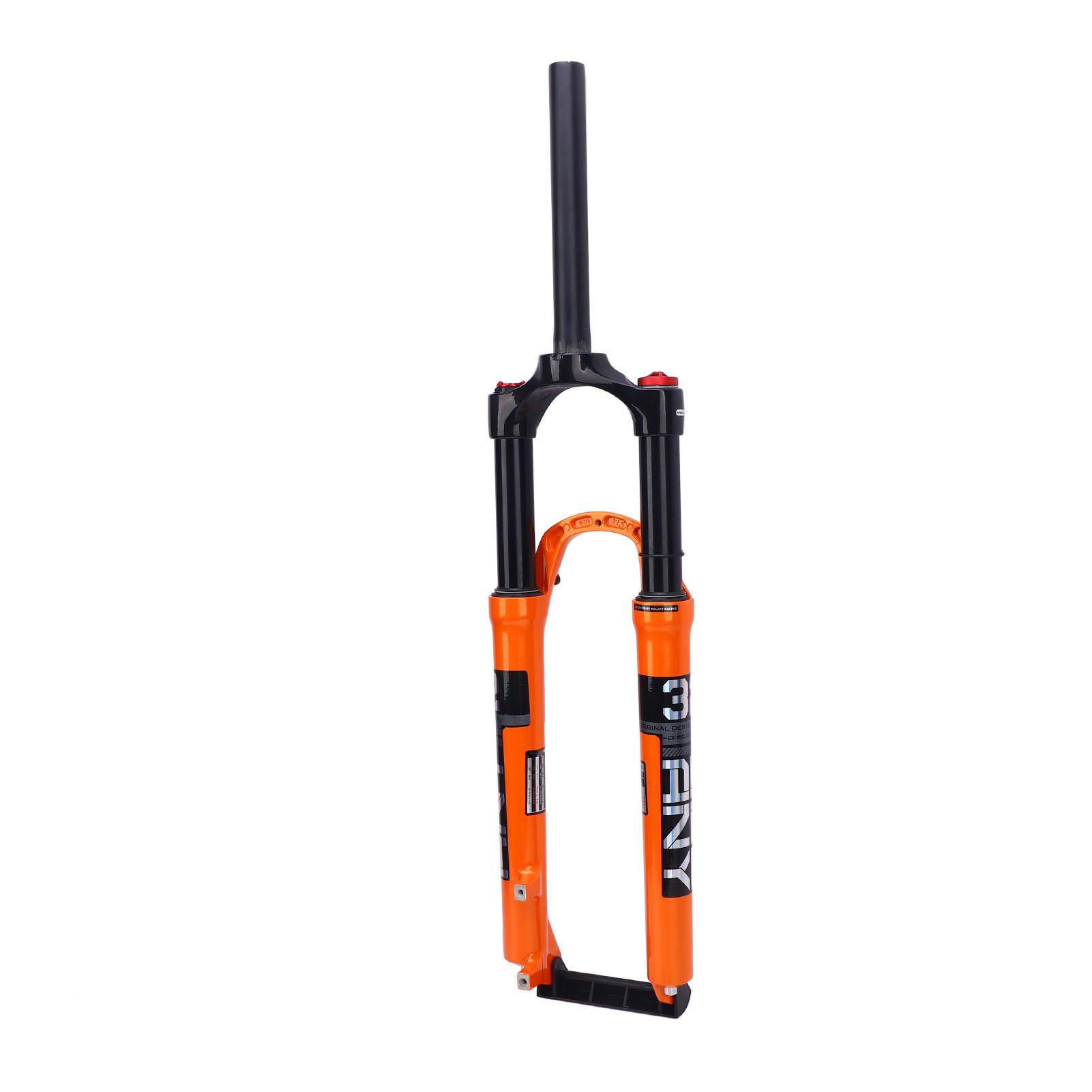 Bicycle Front Suspension Fork 27.5 Inch Magnesium Alloy Shock Absorber Air Suspension Front Fork for Mountain Bikes