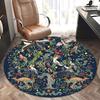 Birds of Paradise,Floral Nature Scene Chair Mat Round Rug Office Carpet, Non Slip, Suitable for Living Rooms, Bedrooms Decor.1205231a