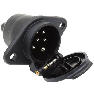 YESprime Wiring Socket 7 Pin Trailer Connector Coupler Plug Adapter Hitch 7 Pole 24V