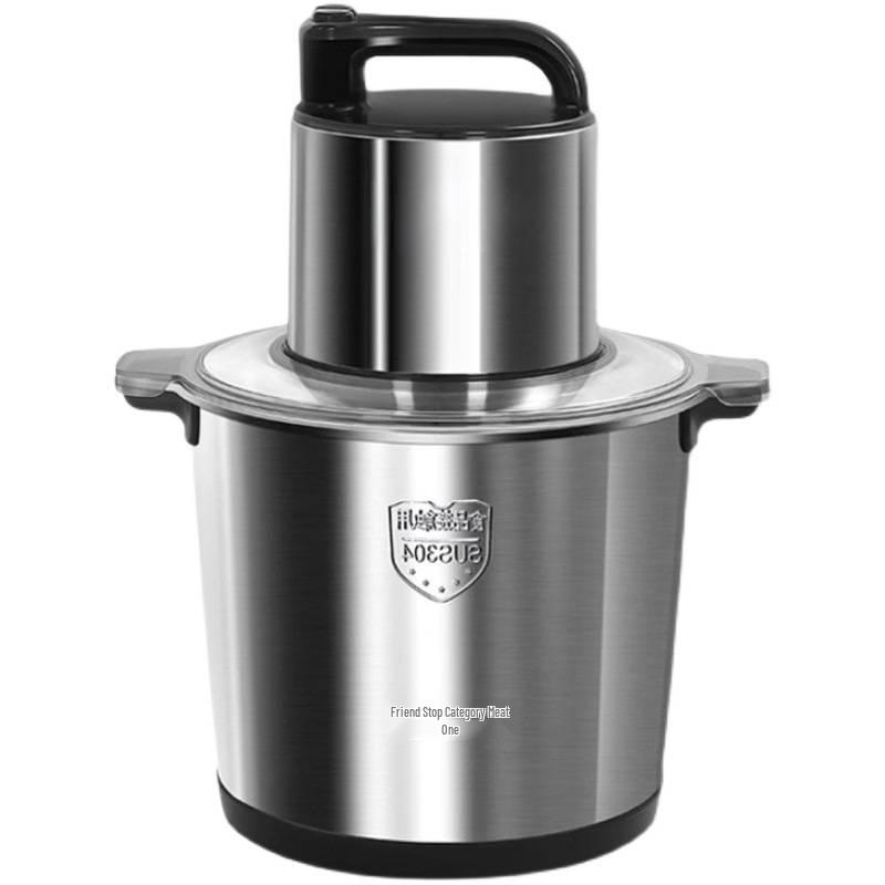 High-Power 1800W Electric Meat Grinder & Vegetable Chopper: Large Capacity for Meat Paste, Chili Sauce, and Meat Filling.