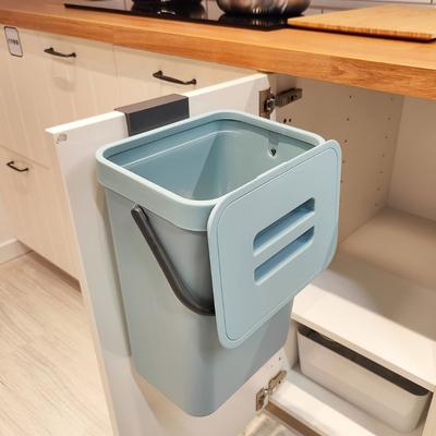 Pattumiera Salvaspazio a Chiusura Lenta - 3/5L, Bidone Ermetico Ecologico per Cucina e Ufficio, Senza Elettricità