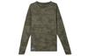 T Shirts Men's Medium Olive Crew Neck Moderate Straight Fit FB8539-222