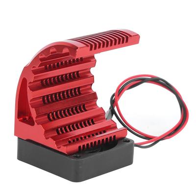 Radiator Akcesorium do Ulepszenia Samochodu RC dla 4274 7282 1515 Samochód RC Silnik 42mm (Czerwony)